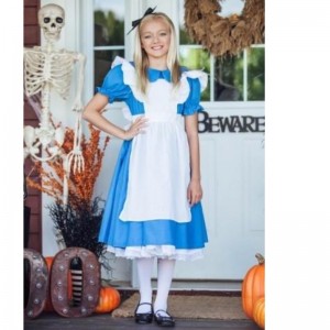 Празнична / карнавална тийнейджърка Костюм за Хелоуин Детски делукс рокли Алиса