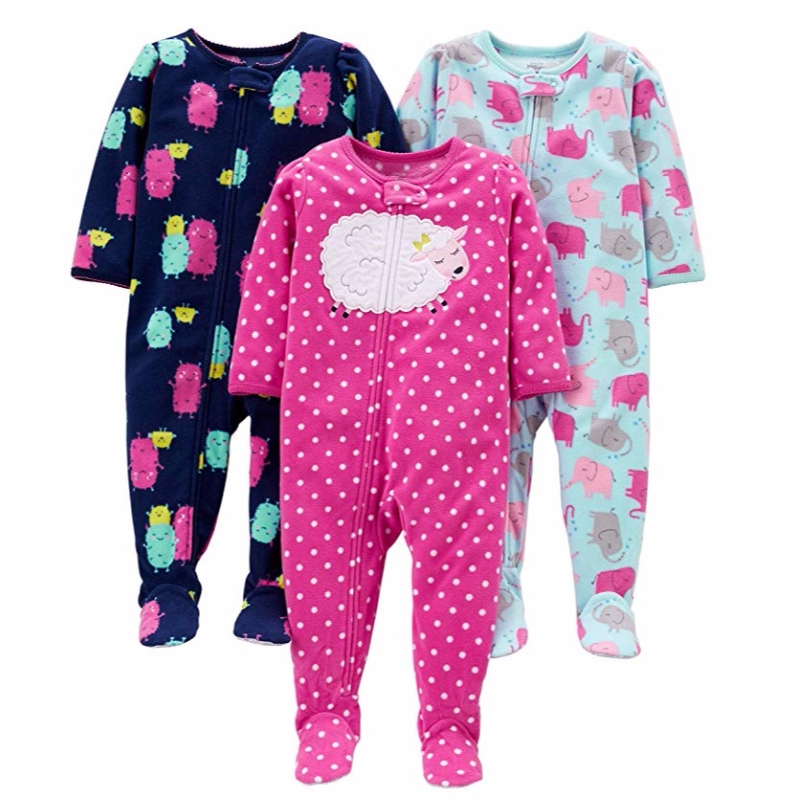 Пижами за спално бельо с трикотажни обувки на Carter's Baby и toddler
