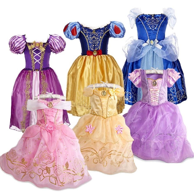 Карнавал Енванто Изабела телевизионен филм Косплей момичета късо ръкав цвете ръбове принцеса парти дрехи рокля костюми