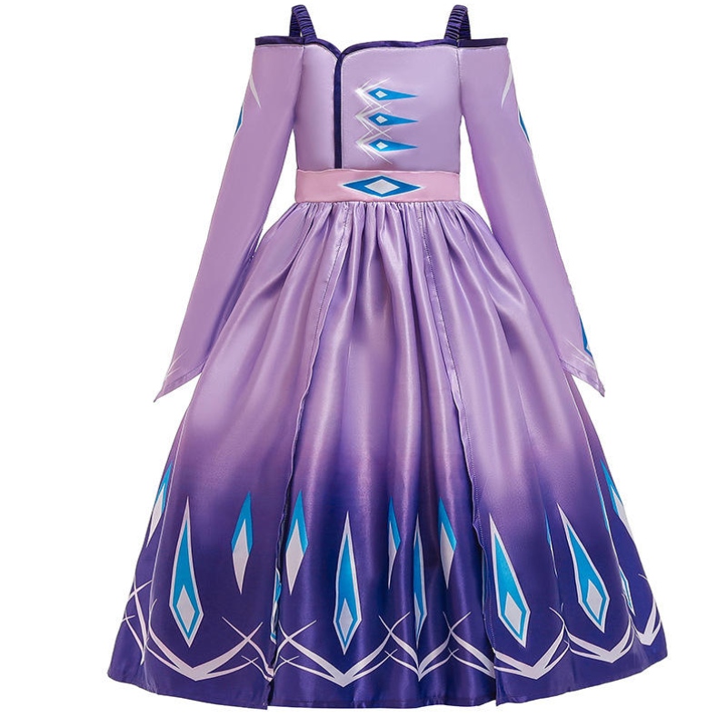 Нова рокля на принцеса Анна Елза за деца 2 рождени рокли за бебе момиче принцеса