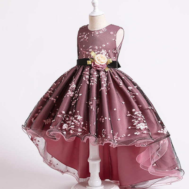 2022 PAGEANT VINTAGE RYSCEL KIDS PAUNT Първи шаферски рокли за момичета Деца костюм Сватбена рокля момиче бебе вестидо тийнейджър