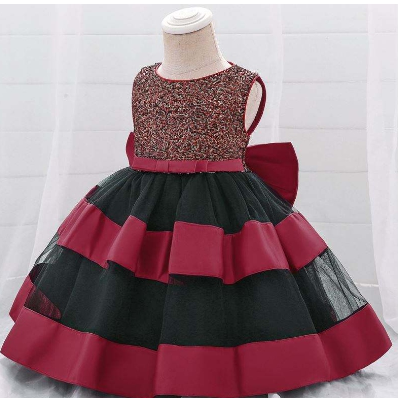 Baige Wholesale Girl Clothes Fluffy Prom Maxi Fashion Playery Cake Ress