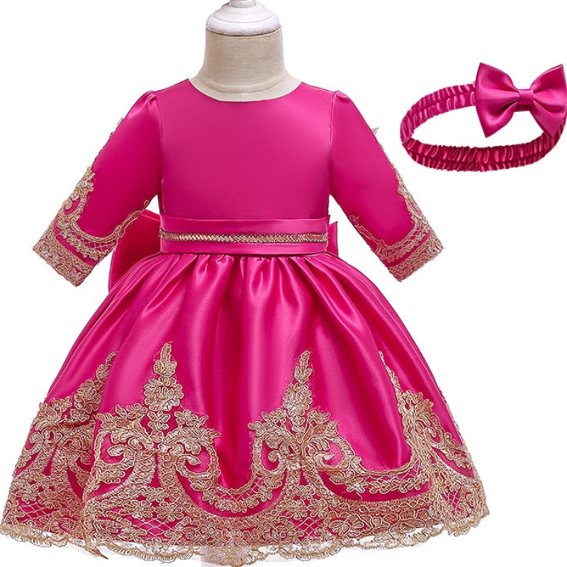 ANSOO 11COLOR висококачествена бебешка дрехи Ексклузивни нов стил дантелена рокля принцеса с шапка на сатен рокля за момичета за момичета за момичета