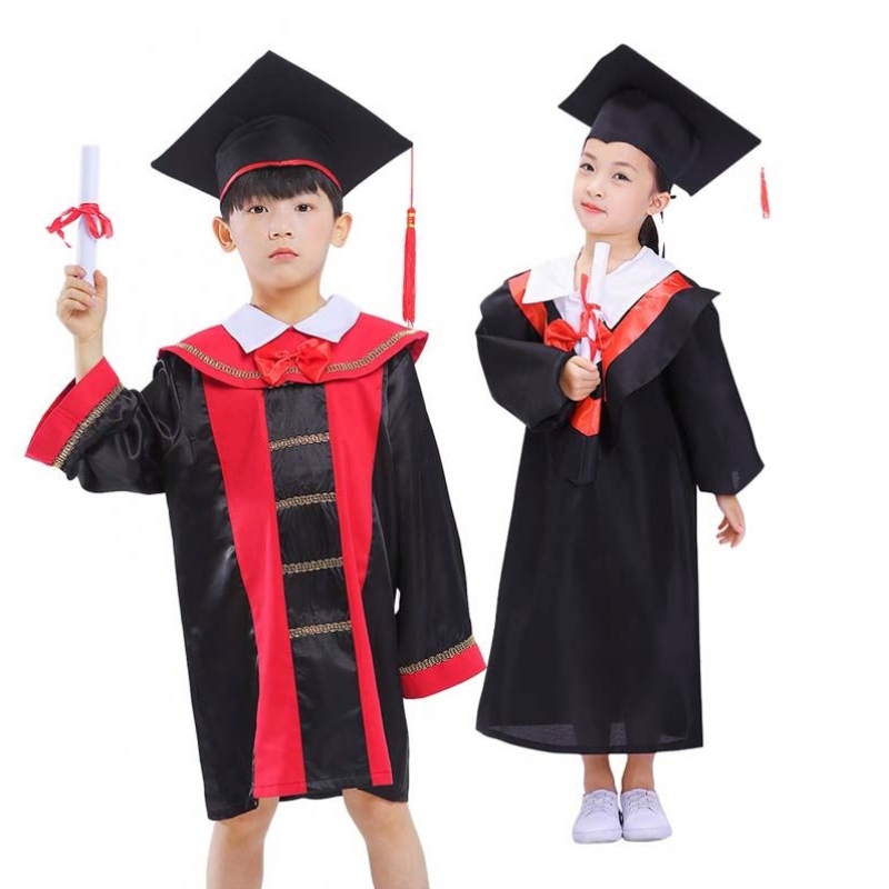 Деца Момчета Момичета Роля Игра на бакалавърски завършващ костюм с шапка HCBC-026