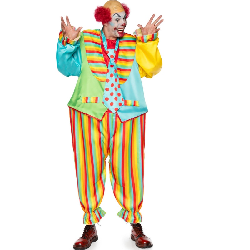Мъжки костюм на циркус клоун